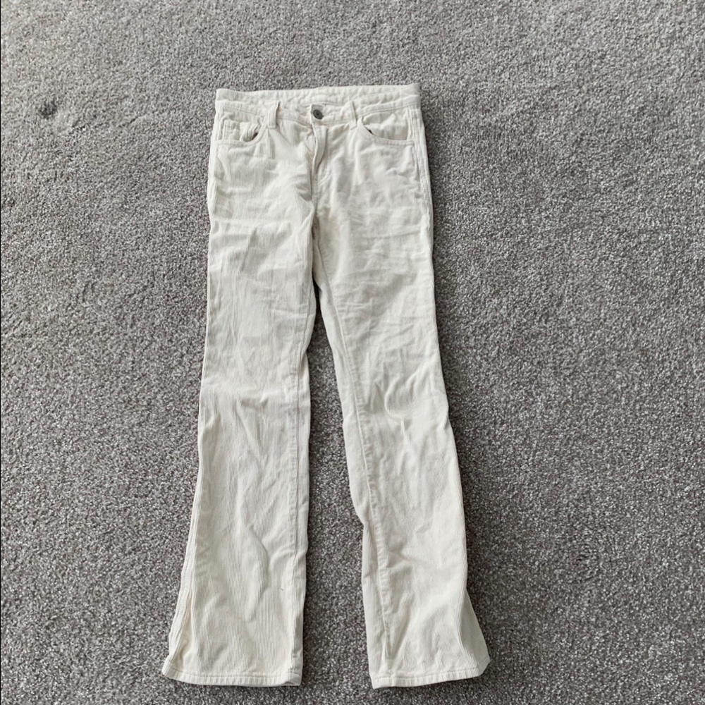brandy melville low waisted corduroy jeans
